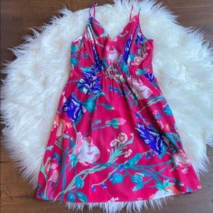 YUMI KIM SIZE MED PINK POCKETED FLORAL DRESS